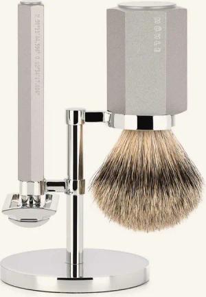 MÜHLE 3-tlg. Rasier-Set - HEXAGON