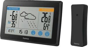 Multifunktions-Wetterstation Hama TOUCH Schwarz