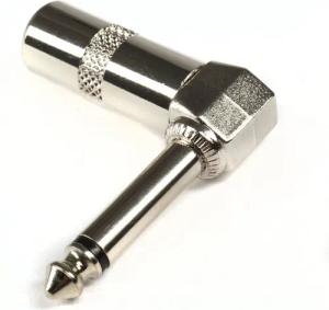 MUSIC STORE Adapter, 6,3mm Mono Winkelklinke, Male