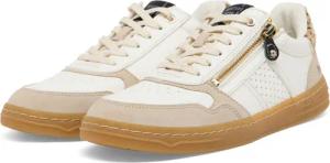 Mustang Damen Sneaker Style Damen Schnürhalbschuh, weiß