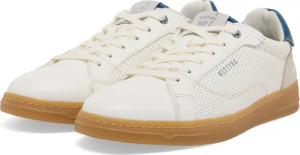 Mustang Herren Sneaker Herren Schnürhalbschuh, weiß