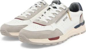 Mustang Herren Sneaker Herren Schnürhalbschuh, weiß