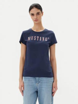 Mustang T-Shirt Loa 1016146 Blau Slim Fit