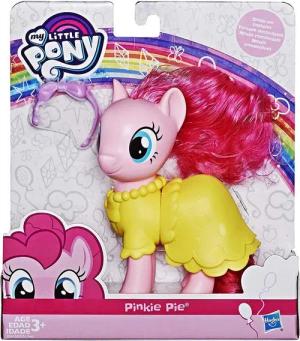 My Little Pony Spielfigur My Little Pony Pinkie Pie Snap-on Fashion Sammelfigur Mähne Rock Shirt, (1-tlg)