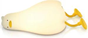 MyBeo LED Nachtlicht für Babys und Kinder, dimmbar, Nachtleuchte mit RGB Farbwechsel, Akku, Dimmfunktion, Farbwechsel, mehrere Helligkeitsstufen, Nachtlichtfunktion, LED fest integriert, Extra-Warmweiß, Farbwechsler, liegende Ente, Einschlafhilfe, Timer 3