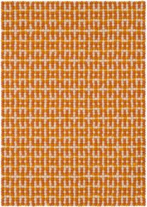 myfelt Filzkugelteppich Porto rechteckig, 100% Schurwolle