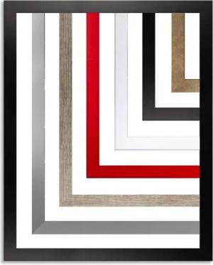 myposterframe Einzelrahmen Rahmen Maia, (1 Stück), 40x60 cm, Schwarz, MDF