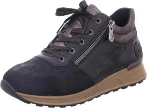 N1407-00 Bequeme Schnürschuhe schwarz Damen 41