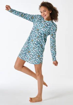 Nachthemd langarm mineral gemustert - Teens Nightwear 176