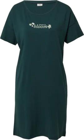 Nachthemd mit kleinem Frontprint und Rundhalsausschnitt