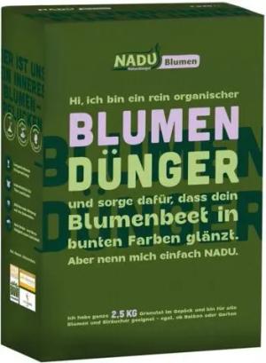 NADU Naturdünger Organischer Blumendünger (Granulat)