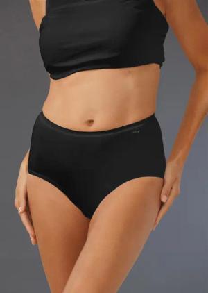 Nahtloser Taillenslip - schwarz - Gr. 38/40 von Goldner Fashion