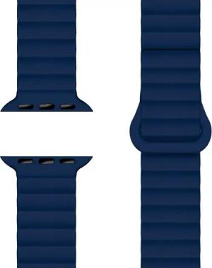 Nalia Smartwatch-Armband Apple Watch 38mm/40/41/42(Serie 10), Magnetisches Silikon Ersatzband / für Sport Fitness Uhr / Atmungsaktiv