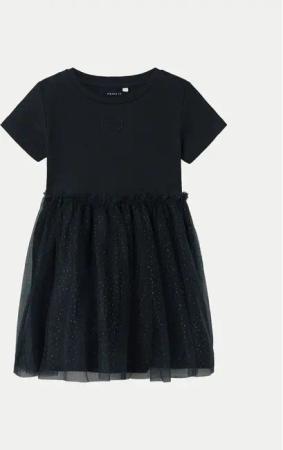 NAME IT Kleid für den Alltag Harana 13226043 Dunkelblau Regular Fit