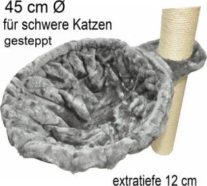 nanook Kratzbaum Liegemulde XL extratief grau Ø 45 cm