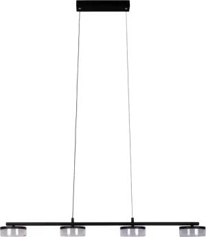 Näve Leuchten Pendelleuchte 7096522 schwarz Metall Kunststoff B/H/T: ca. 12x150x96 cm null 4 Brennstellen