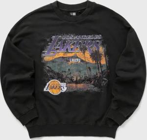 NBA WASHED GRPHC OS CREW HOODIE LOS ANGELES LAKERS