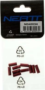 NEATT Aluminium-Außenzahnrad-Gehäusekappen - Rot