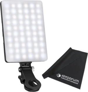 Neewer Videoleuchte Neewer LED-Klemmeuchte NL-60AI für Laptop und Smartphone mit Tuch, Videografie, Fotografie, Content-Creator, Filmemacher