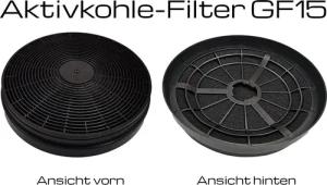 NEG Aktivkohlefilter NEG Aktivkohlefilter-Set (2 Stück) GF15 für NEG15-, Zubehör für NEG15-AT, Drehfix-Verschluss