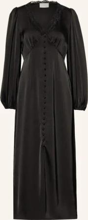 NEO NOIR Satinkleid ANIO mit Spitze