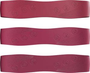 NEOLYMP Trainingsband Pilates Fitnessbänder - Resistance Bands 3er Set – 9/14/18 kg, 3 Widerstandsstufen Silikon Gymnastikband rutschfest für Pilates, Yoga