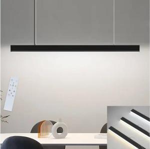 Nettlife LED Pendelleuchte Esstisch Dimmbar mit Fernbedienung Hängelampe 107CM 32W, Höhenverstellbar, LED fest integriert, 3000-6500, für Schlafzimmer Wohnzimmer Esszimmer