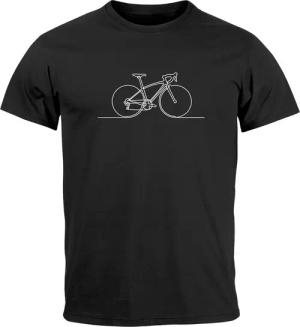 Neverless Print-Shirt Herren T-Shirt Fahrrad Radfahrer Aufdruck Printshirt Bike Grafik mit Print