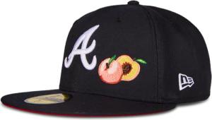 New Era 59fifty Mlb Atlanta Braves Unisex Kappen - Blau - Größe 7 1/2 - Baumwolle