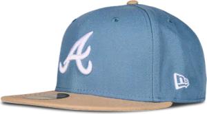 New Era 59fifty Mlb Atlanta Braves Unisex Kappen - Blau - Größe 7 5/8 - Baumwolle