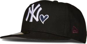 New Era 59fifty Mlb New York Yankees Unisex Kappen - Schwarz - Größe 7 1/8 - Baumwolle