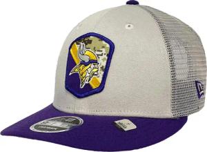 New Era 9FIFTY Cap Snapback NFL23 Salute To Service Minnesota Vikings creme