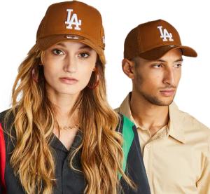 New Era A-frame Mlb La Dodgers Unisex Trucker - Braun - One Size - Poly (Polyester)