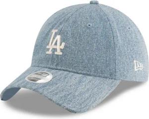 New Era Baseball Cap Los Angeles Dodgers MLB Womens Acid Denim Blau Verstellbare 9Twenty Da (1-St)