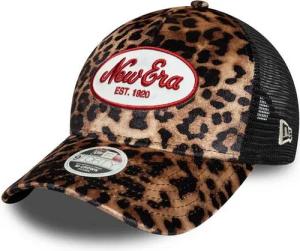 New Era Baseball Cap New Era Leopard 9Forty M-Crown Women A-Frame Trucker Cap Braun (1-St)