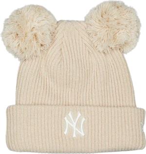 New Era Double Pom Unisex Winter Mützen - Weiß - One Size - Wolle