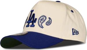 New Era E-frame Closed Back Mlb La Dodgers Unisex Kappen - Weiß - One Size