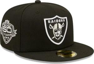 New Era Fitted Cap 59Fifty Las Vegas Raiders 50 Years