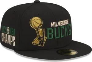 New Era Fitted Cap 59Fifty NBA CHAMPIONS Milwaukee Bucks
