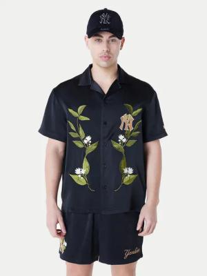 New Era Hemd New York Yankees Floral Revere 60596374 Schwarz Regular Fit