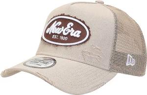NEW ERA Kappe  OVAL CANVAS TRUCKER  camel
