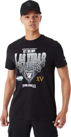 New Era Las Vegas Raiders Wordmark T-shirt Schwarz