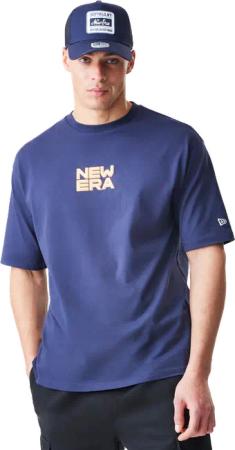 New Era Location Oversized T-shirt Blau
