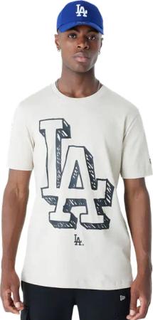 New Era Los Angeles Dodgers T-shirt Beige