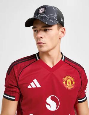 New Era Manchester United FC All Over Print Trucker Cap - Damen, Schwarz