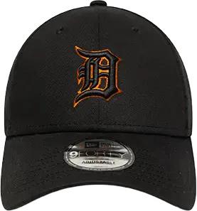 New Era MLB 9forty Detroit Tigers Outline Cap Schwarz