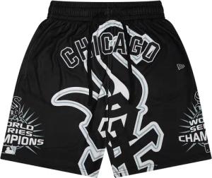 New Era MLB Chicago Weiß Sox Logos Short Schwarz