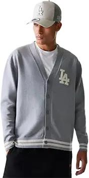 New Era MLB Knit Los Angeles Dodgers Jacke Grau