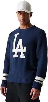 New Era MLB Knit Los Angeles Dodgers Sweatshirt Blau