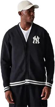 New Era MLB Knit New York Yankees Jacke Schwarz